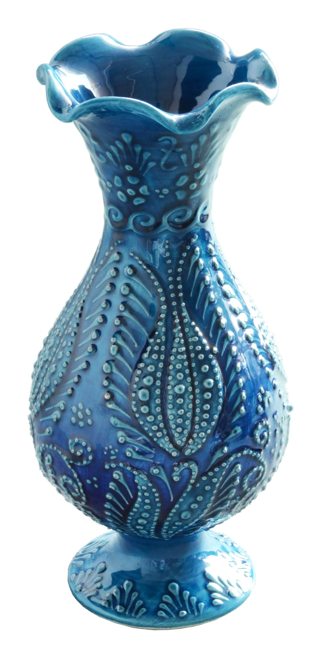 トルコ製陶器 ベースS イスタンブールブルー No.81516 | パシフィックGLD
