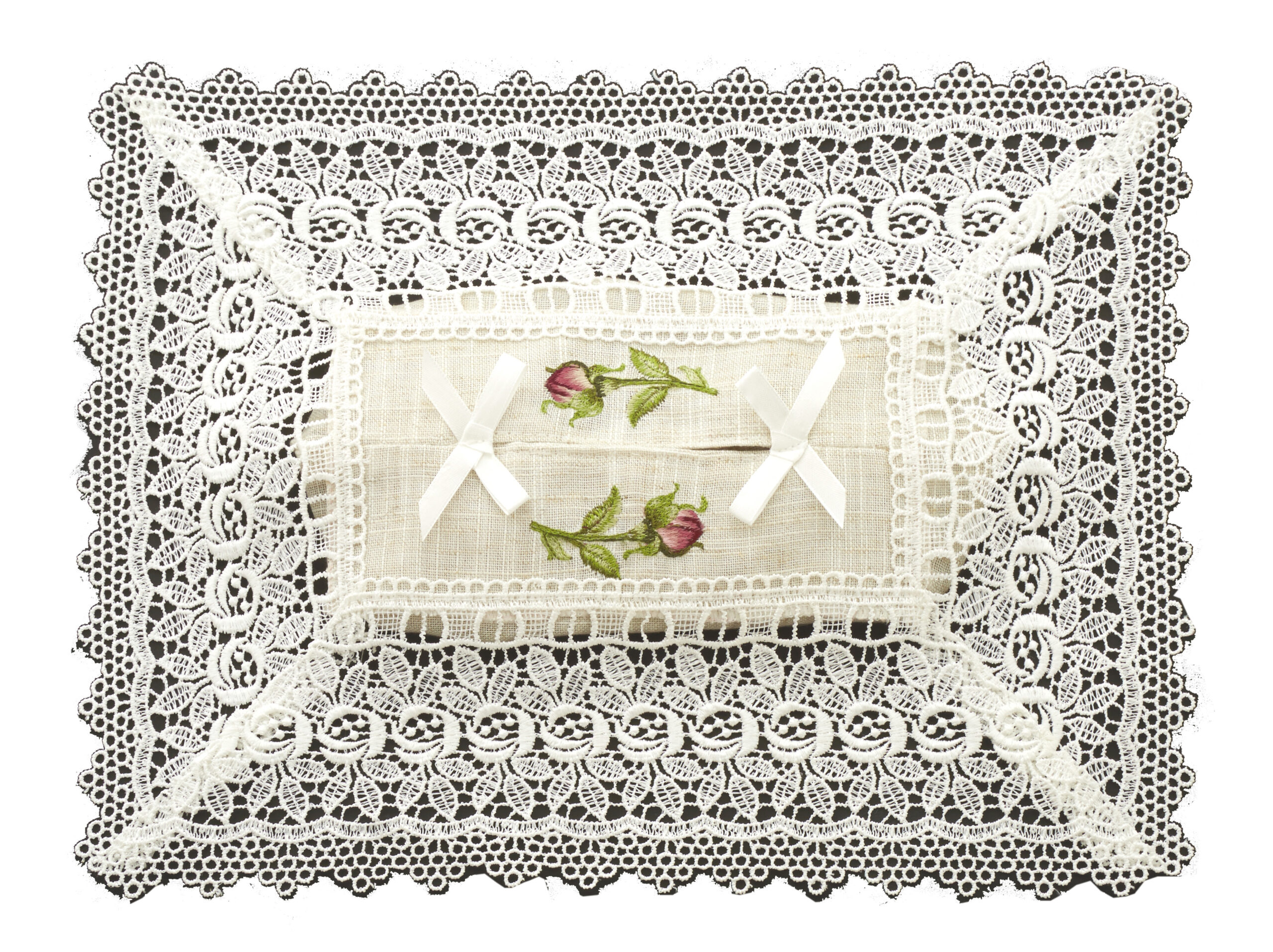 No.78414<br>ティッシュBOXカバー<br>イングリッシュレース3