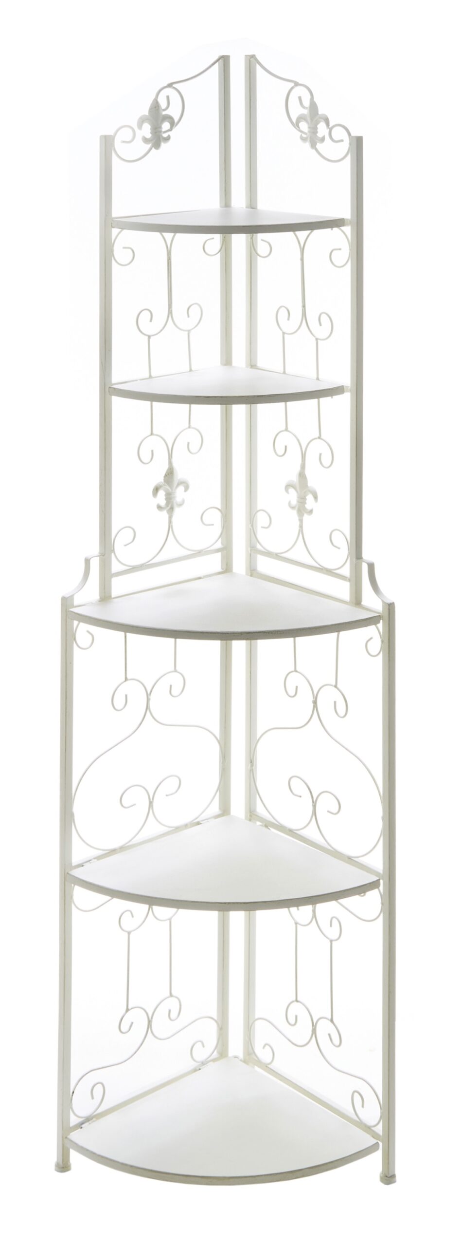 No.71957<br>コーナーラック<br>ホワイト