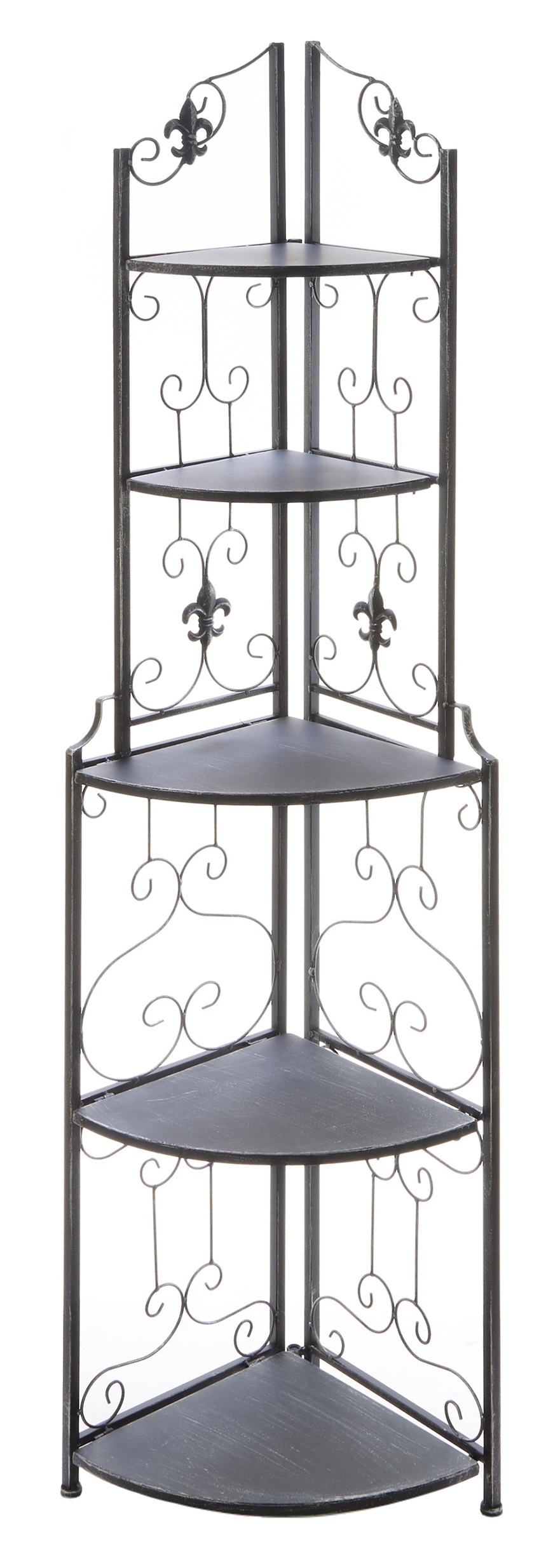 No.71958<br>コーナーラック<br>ブラック