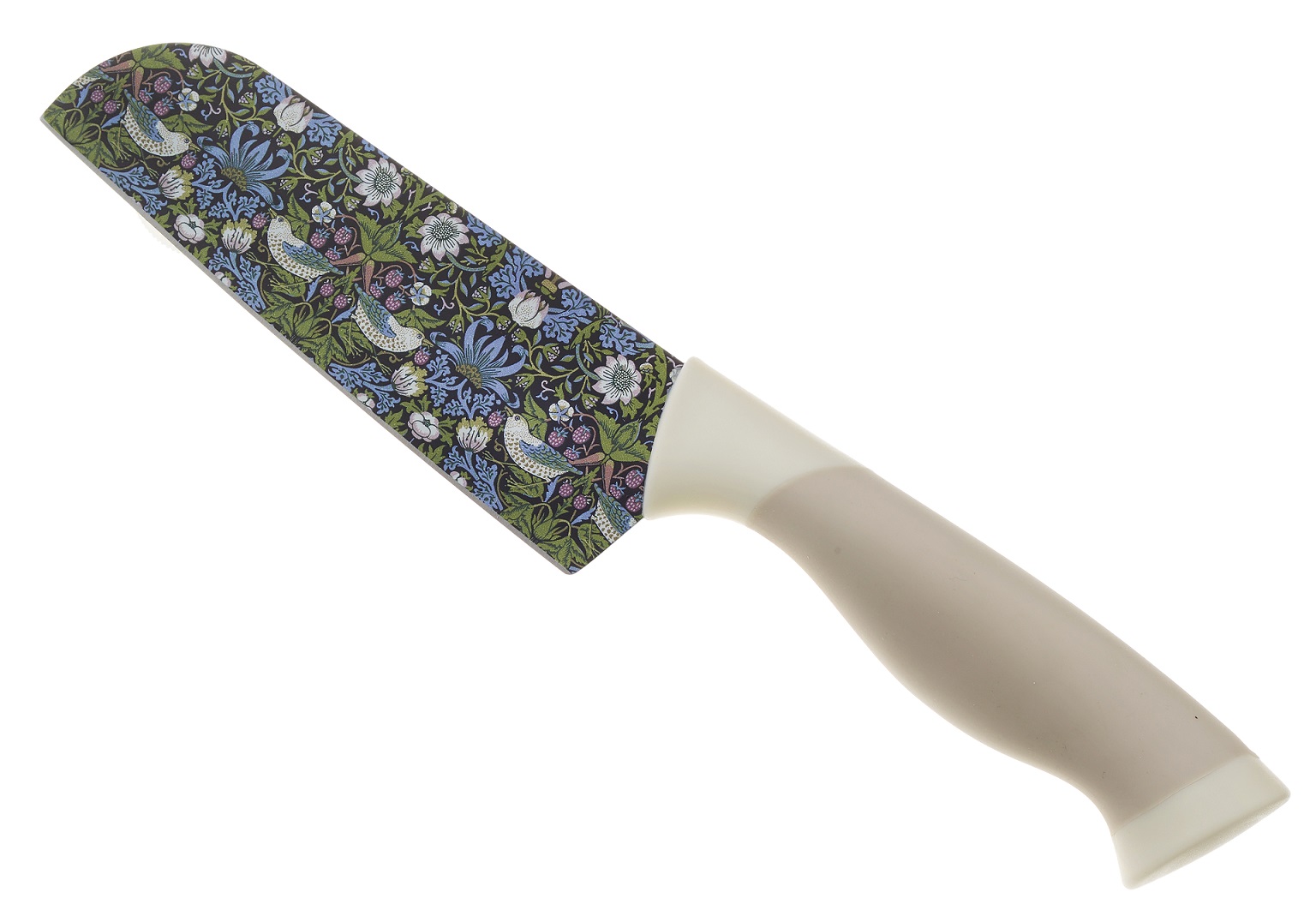 No.23148<br>プリントステンレス包丁<br>バード＆ストロベリー