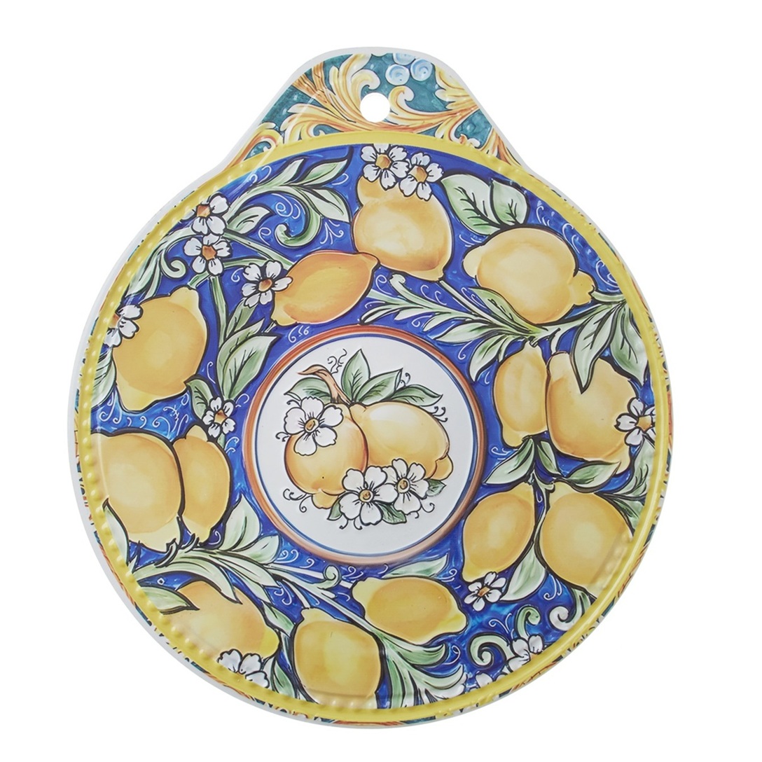 No.37780<br>鍋敷き ラウンド<br>レモン