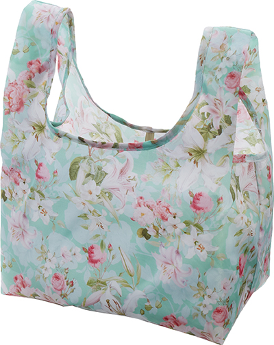 No.75046<br>コンビニエコバッグ<br>ガーデンフラワー