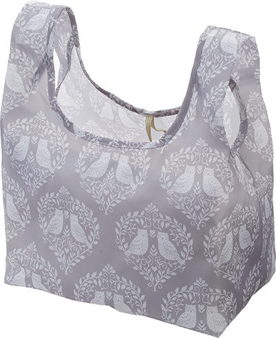 No.75051<br>コンビニエコバッグ<br>ふくろう グレー