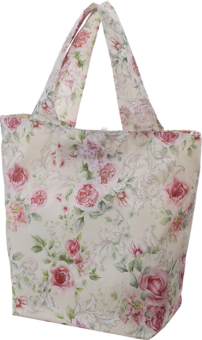 No.75059<br>ファスナー付エコバッグ<br>ガルシアローズ