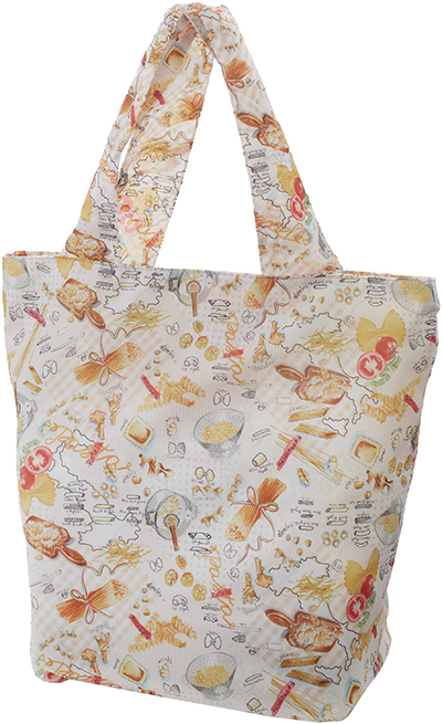 No.75062<br>ファスナー付エコバッグ<br>パスタ
