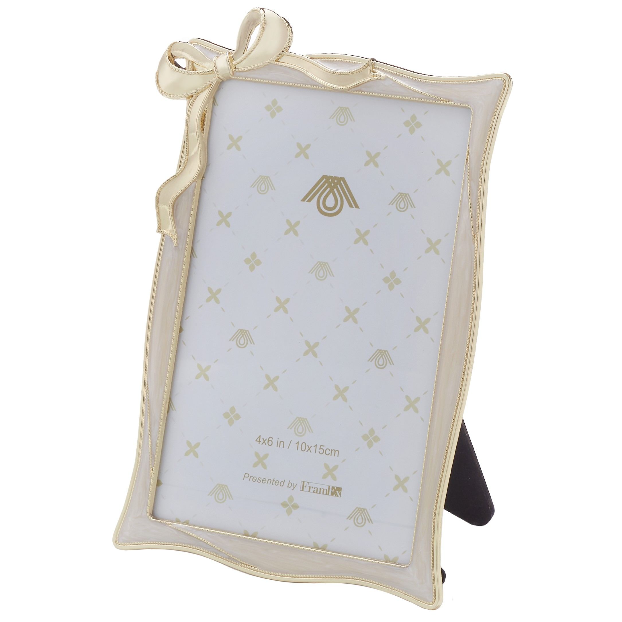 No.08287<br>メタル フォトフレーム<br>ホワイト Ｌ判