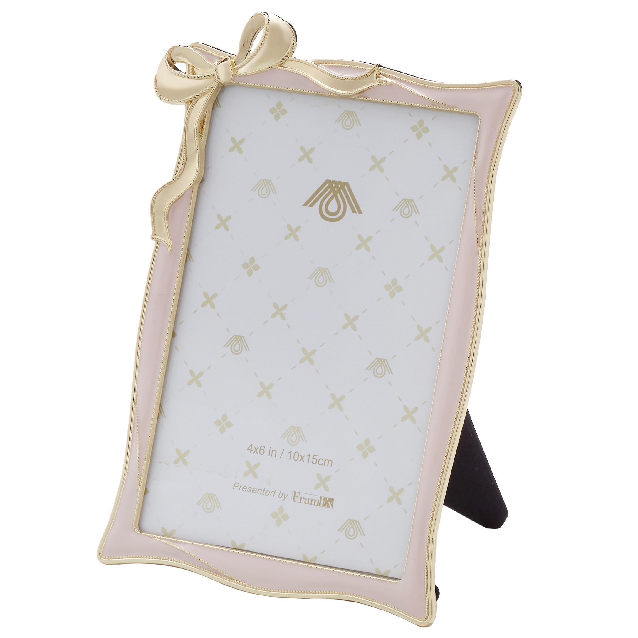 No.08288<br>メタル フォトフレーム<br>ピンク Ｌ判