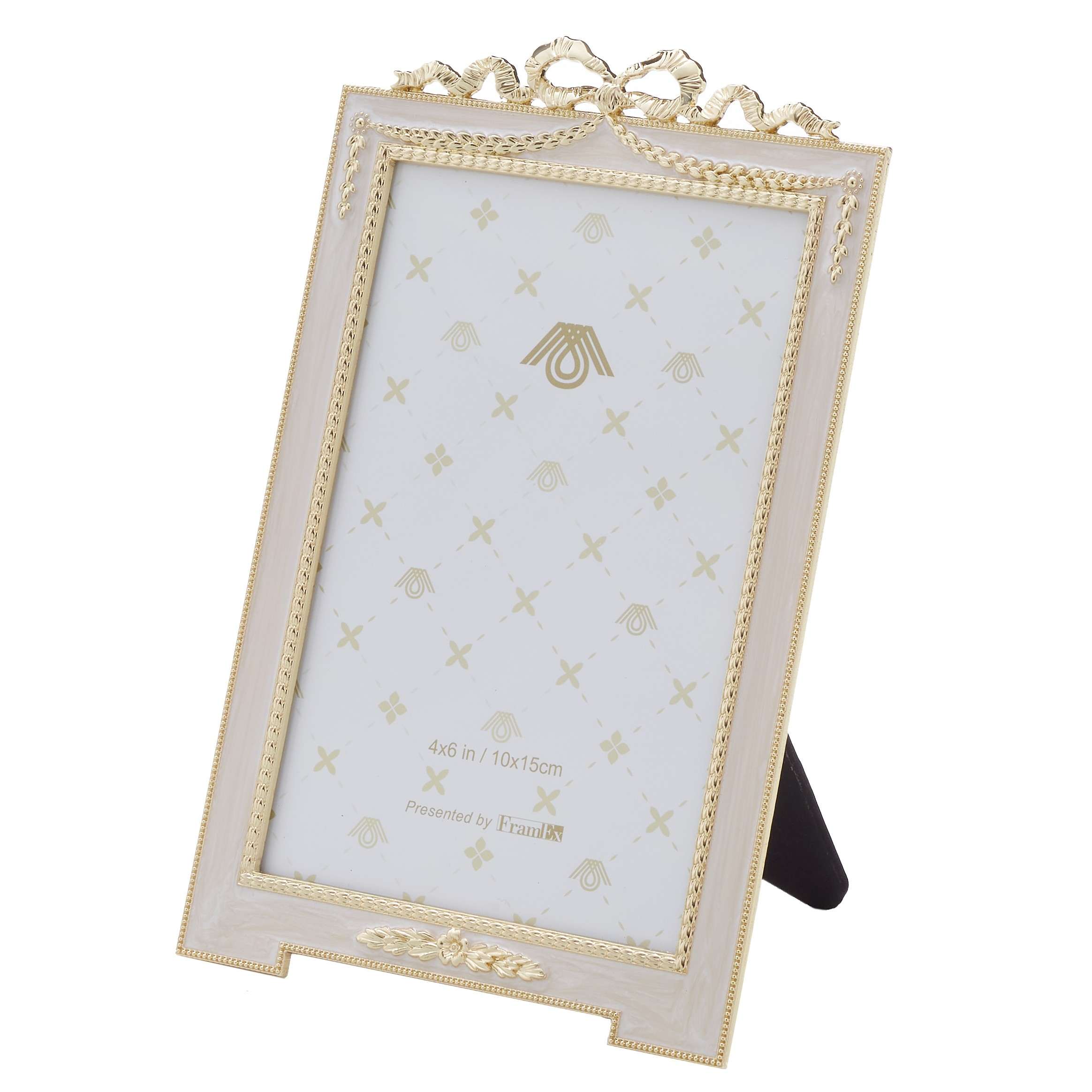 No.08289<br>メタル フォトフレーム<br>ホワイト Ｌ判