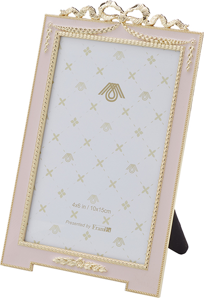 No.08290<br>メタル フォトフレーム<br>ピンク Ｌ判