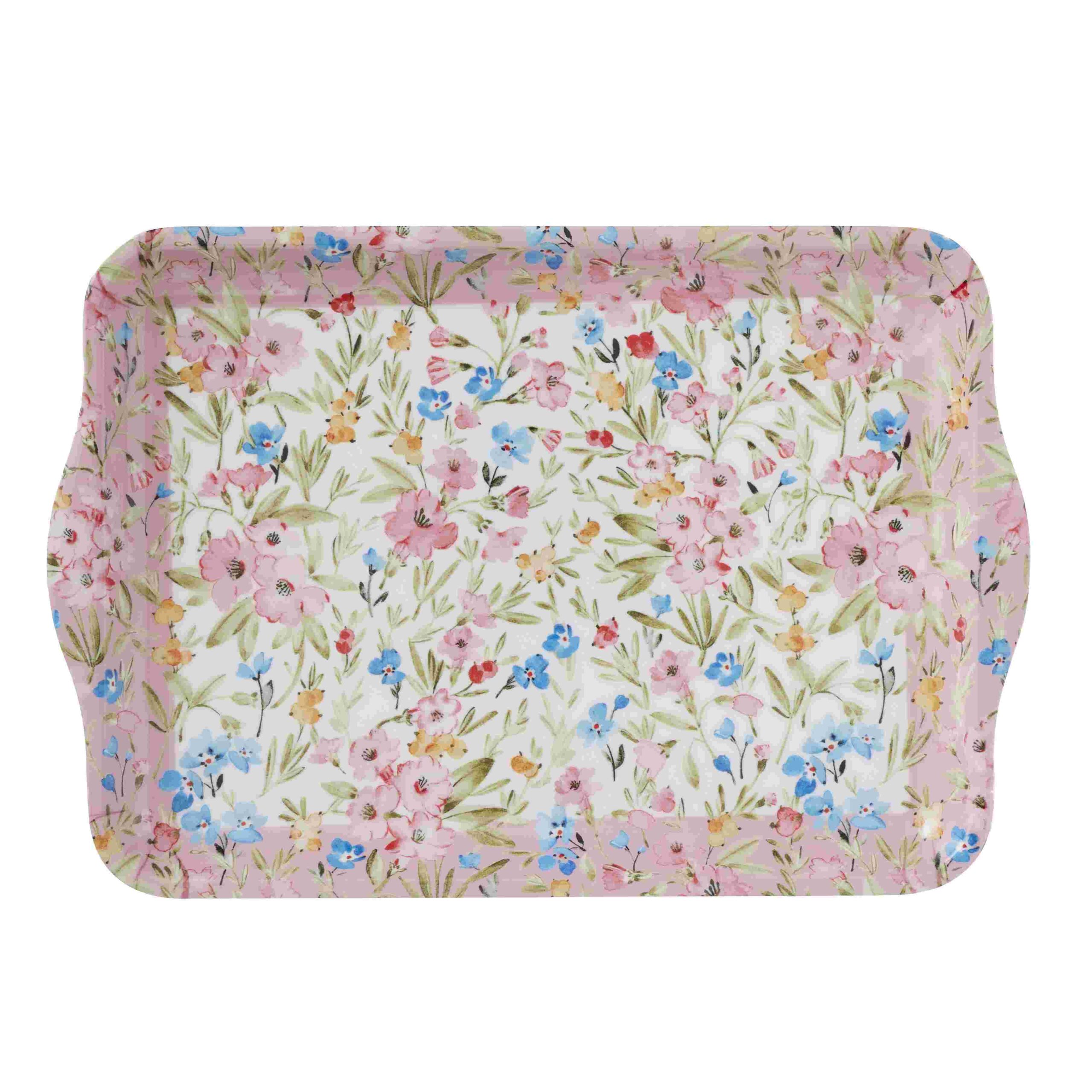 No.57824<br>メラミン トレーＭ<br>プチ・ガーデン