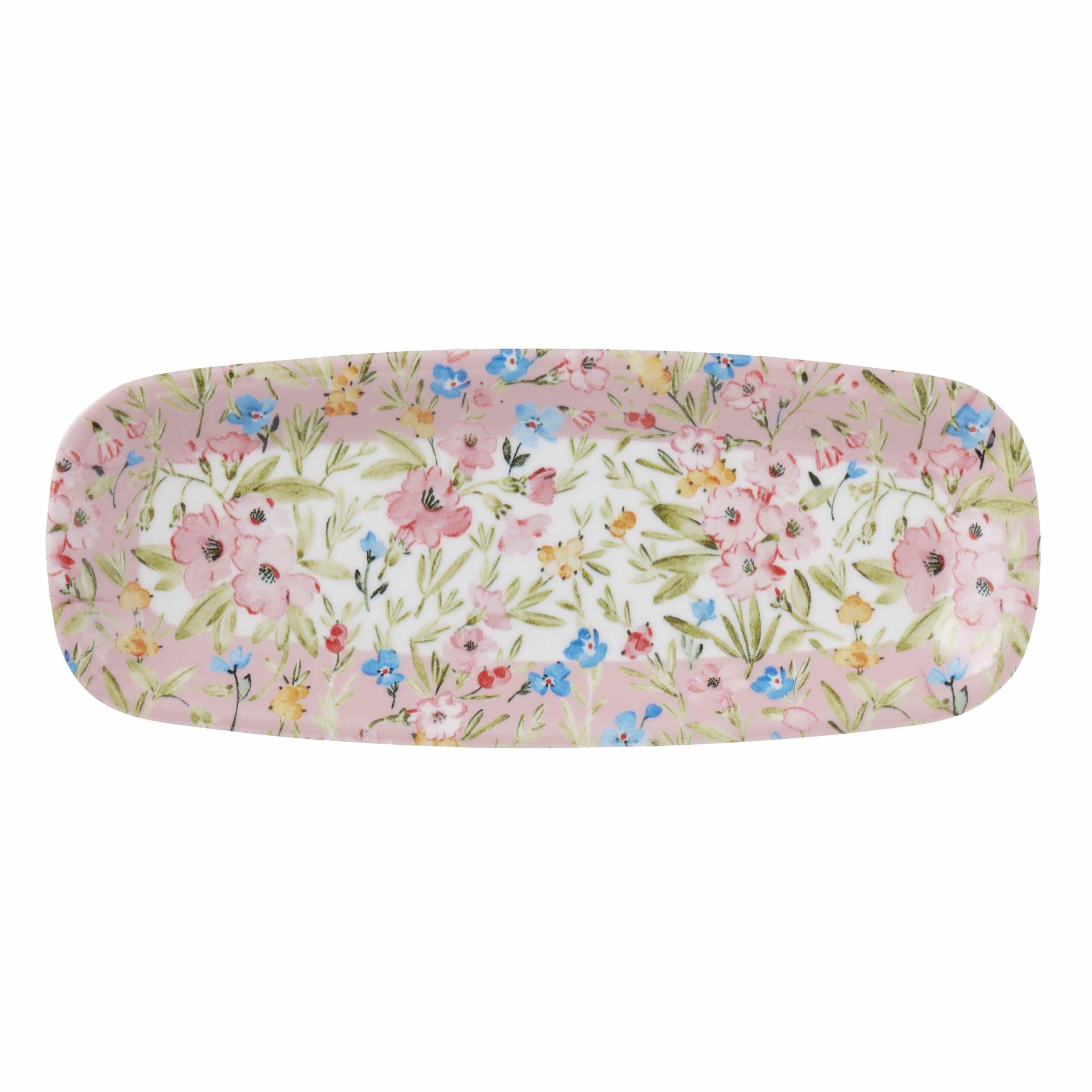 No.57830<br>メラミン ミニトレー<br>プチ・ガーデン