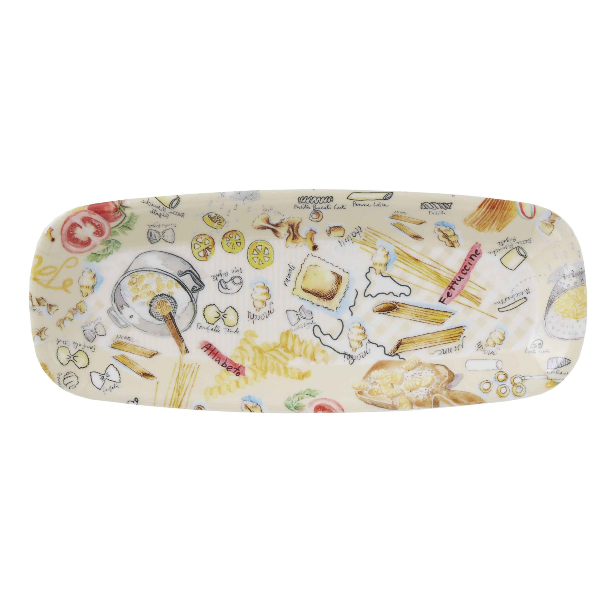 No.57832<br>メラミン ミニトレー<br>パスタ