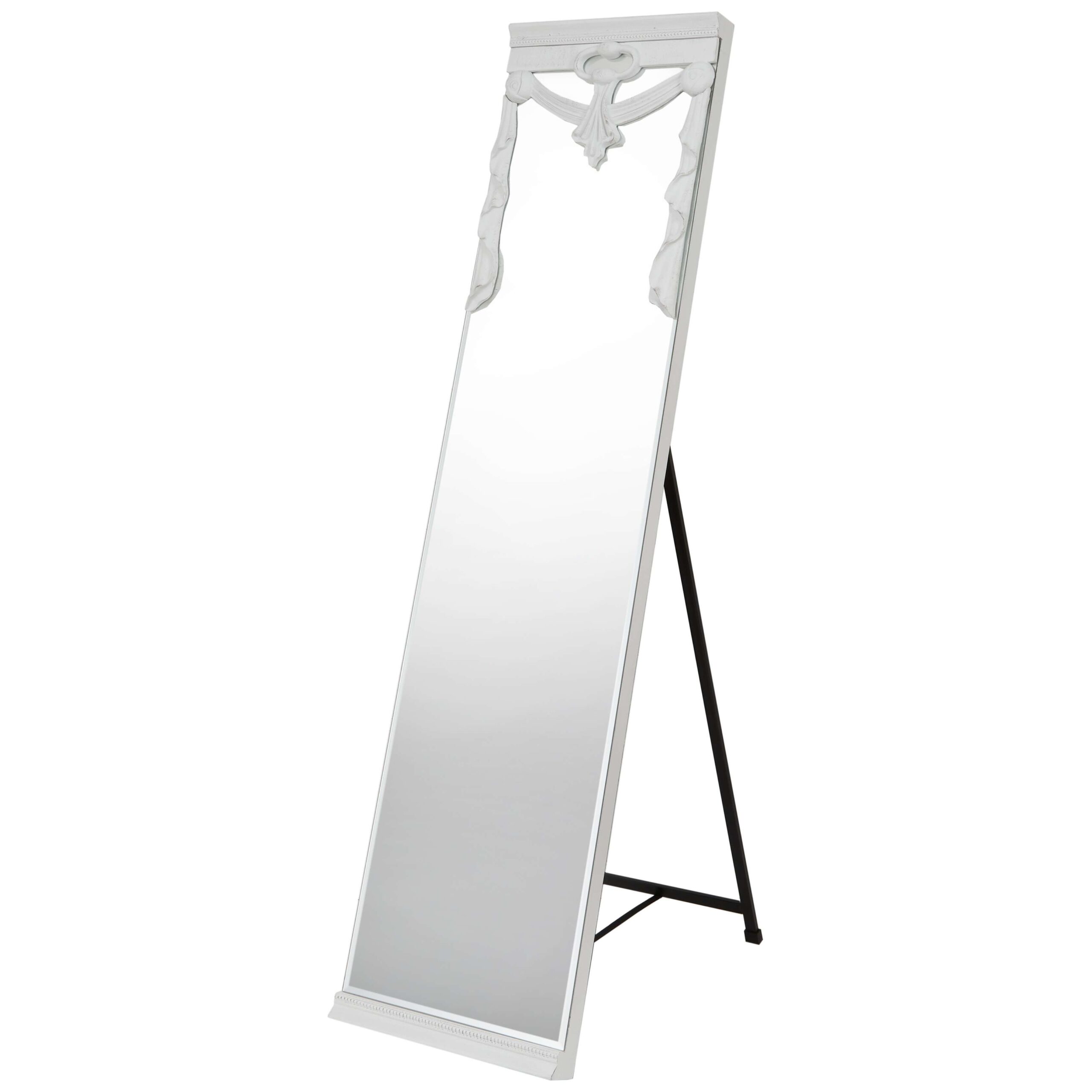 No.70678<br>スタンドミラー<br>ホワイト