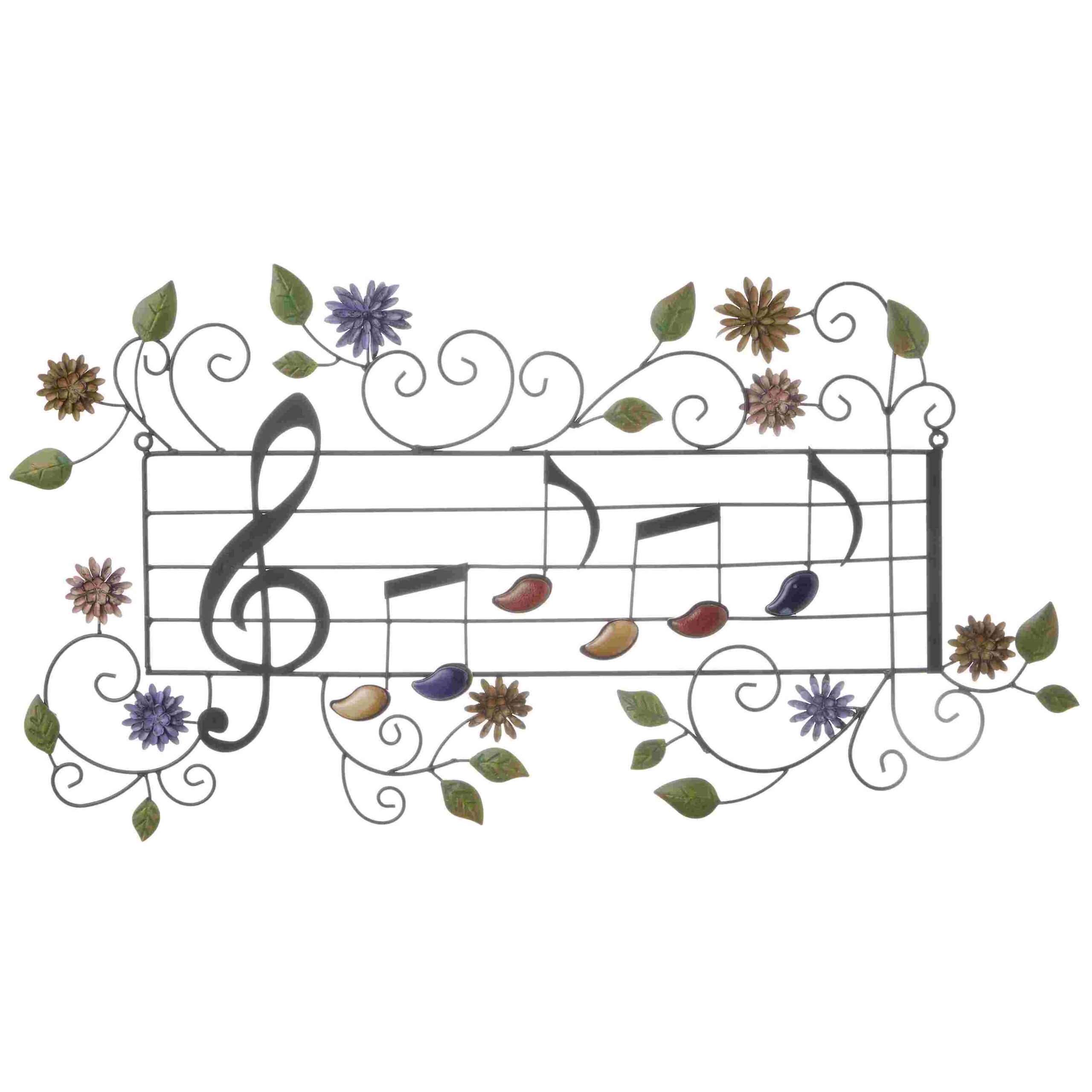 No.71974<br>アイアン ウォールデコ<br>ミュージック