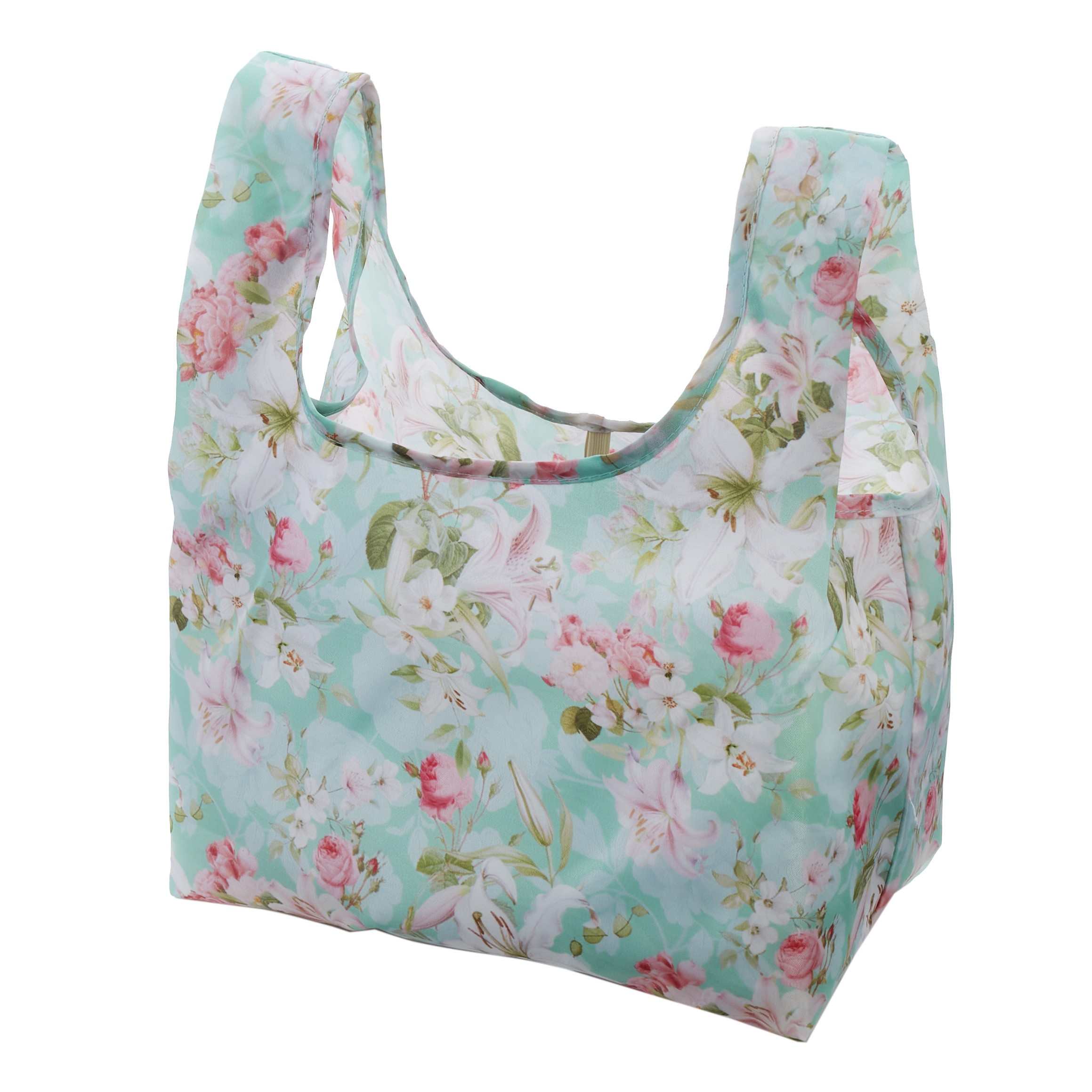 No.75046<br>コンビニエコバッグ<br>ガーデンフラワー