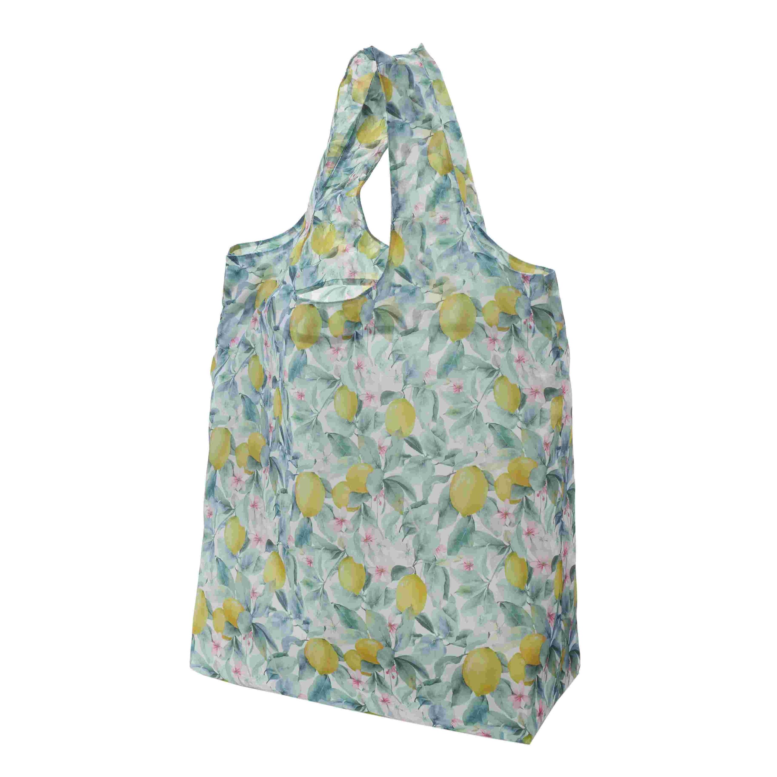 No.75054<br>マチ付エコバッグ1<br>レモン