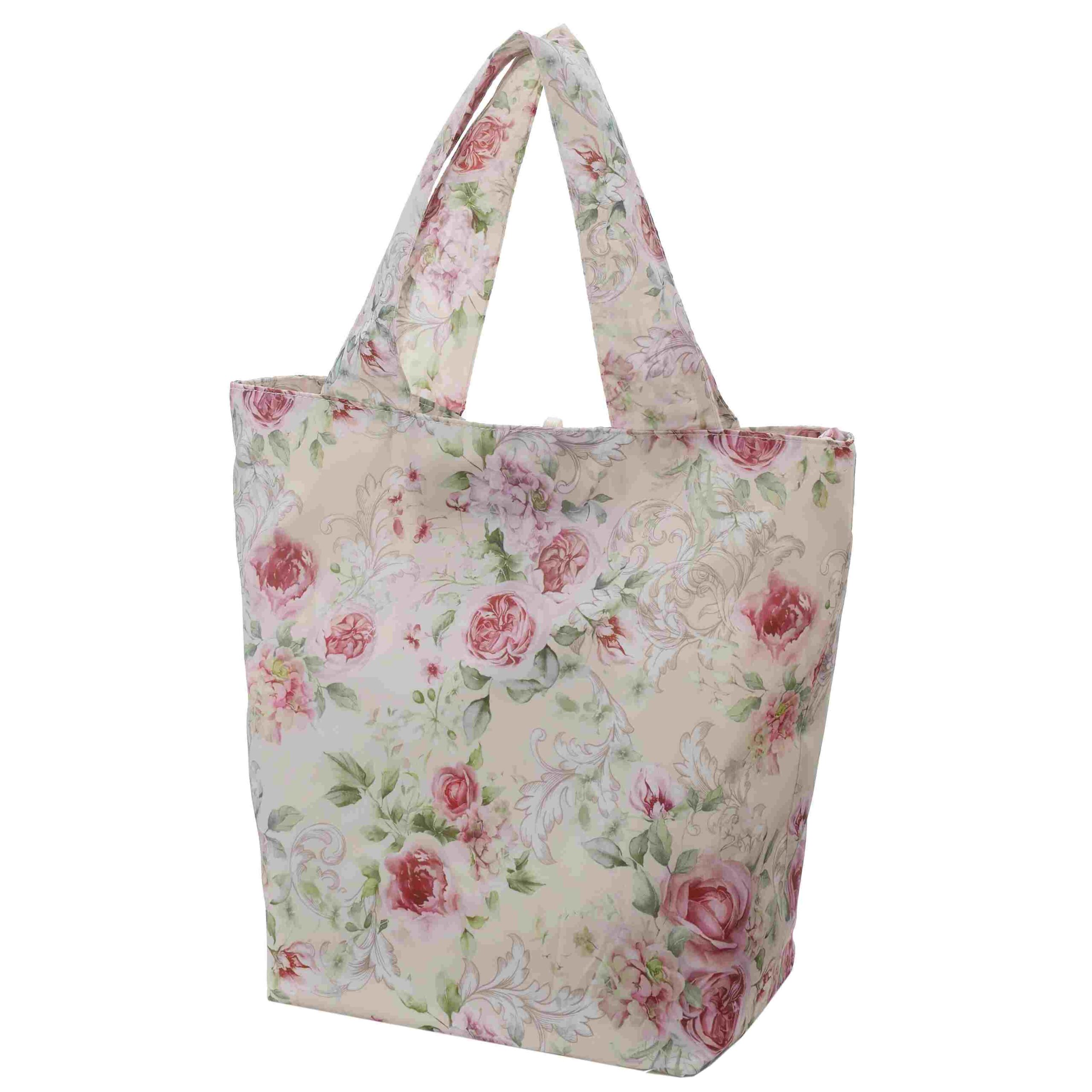 No.75059<br>ファスナー付エコバッグ<br>ガルシアローズ