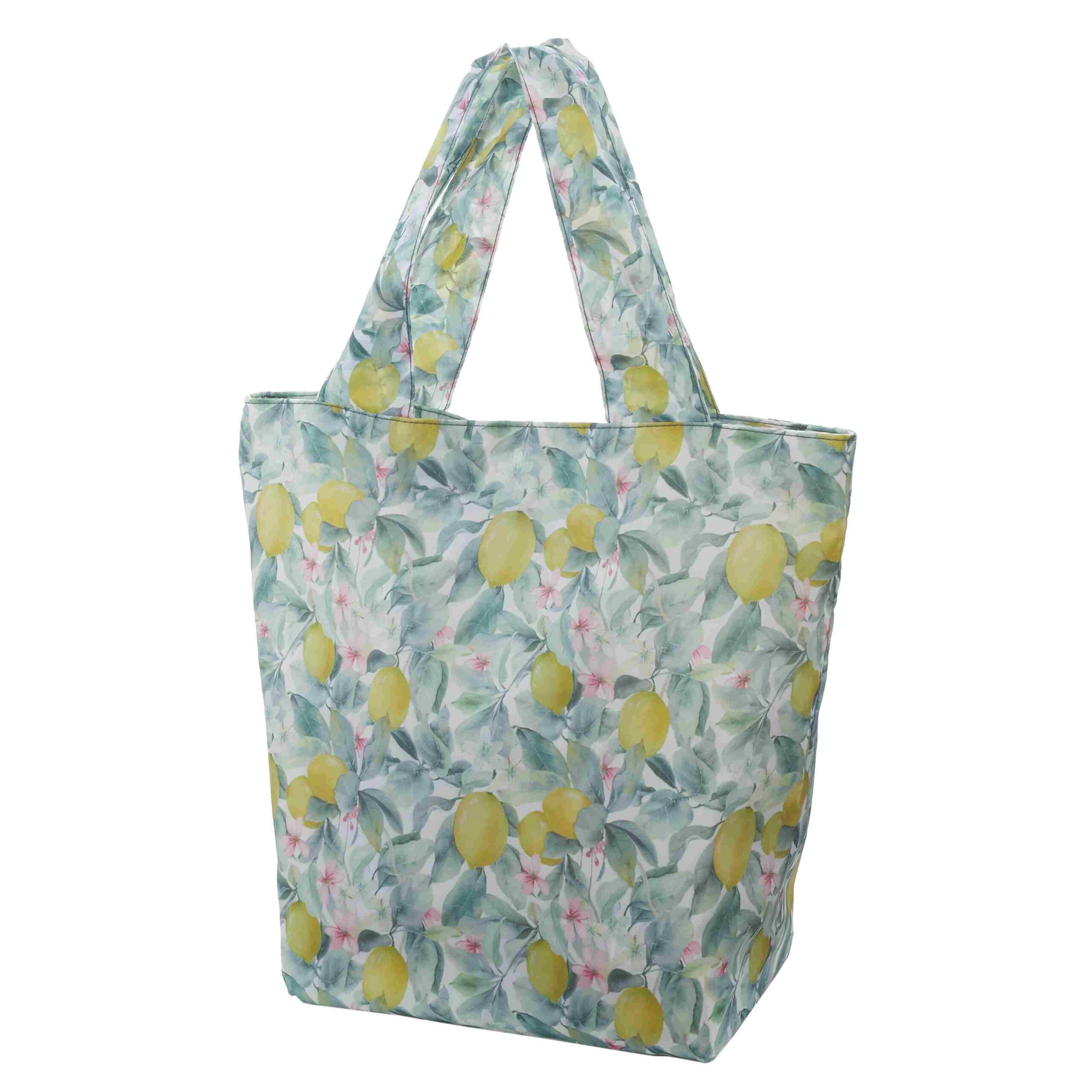 No.75061<br>ファスナー付エコバッグ<br>レモン