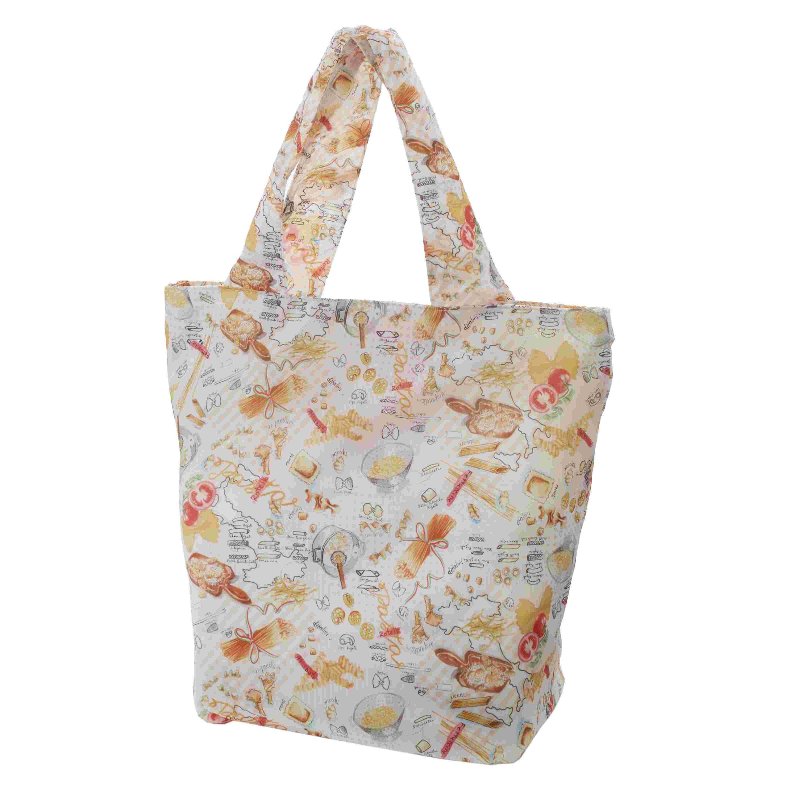 No.75062<br>ファスナー付エコバッグ<br>パスタ