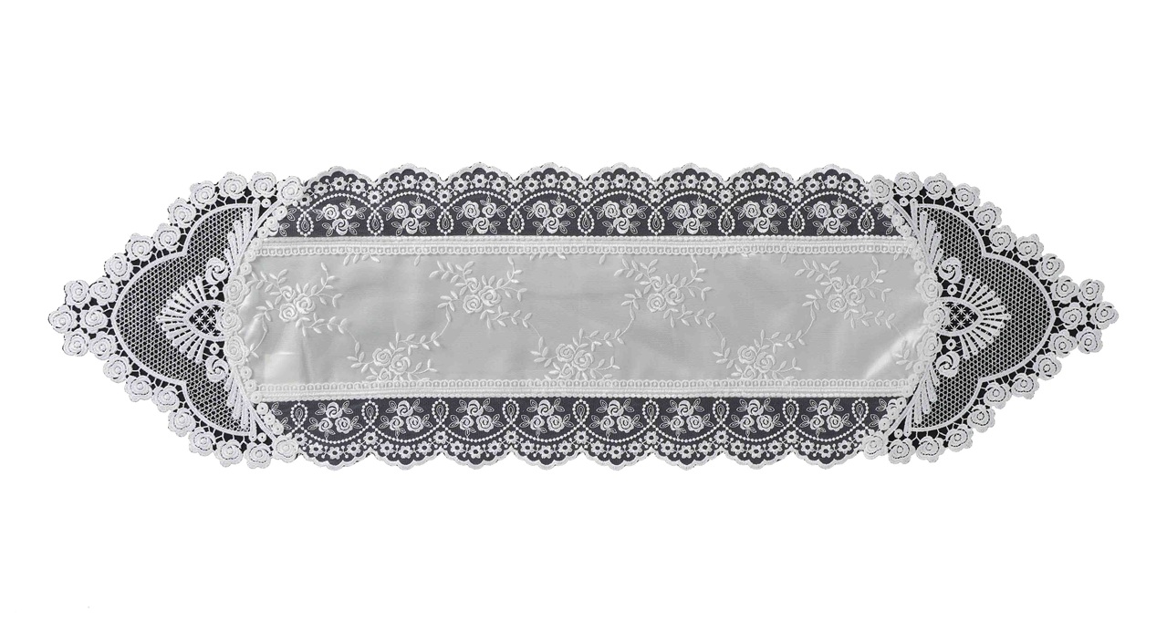 No.78668<br>テーブルランナーＬ<br>35X120 ミニローズ2