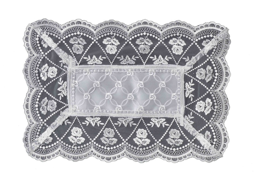 No.78671<br>テーブルランナーＳ<br>35X50 シルバー