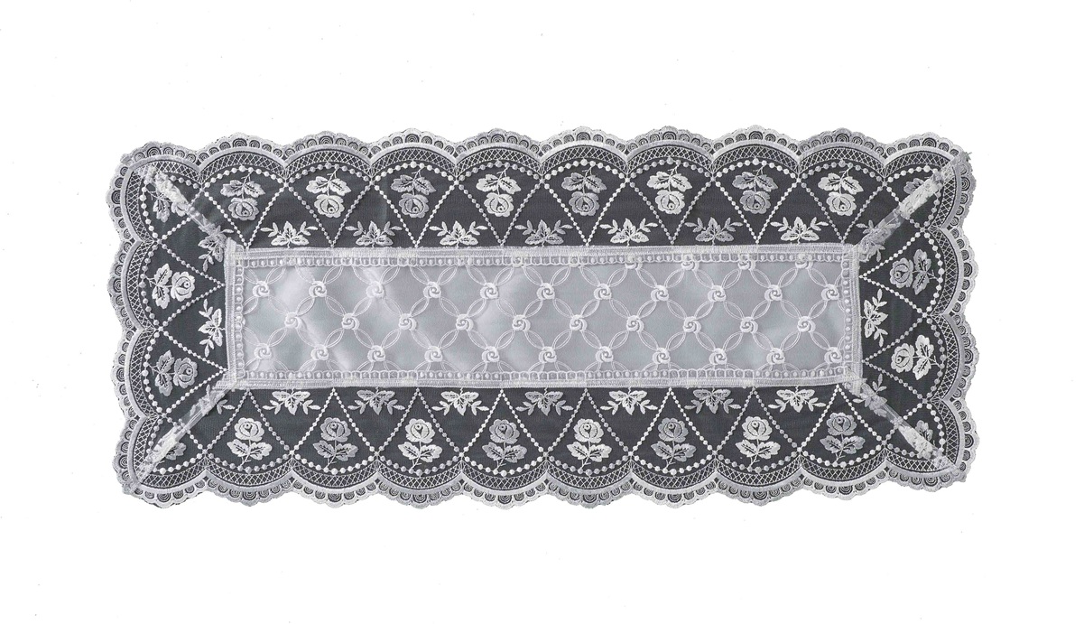 No.78672<br>テーブルランナーＭ<br>35X80 シルバー