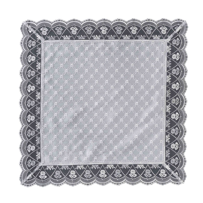 No.78674<br>テーブルクロス<br>85X85 シルバー