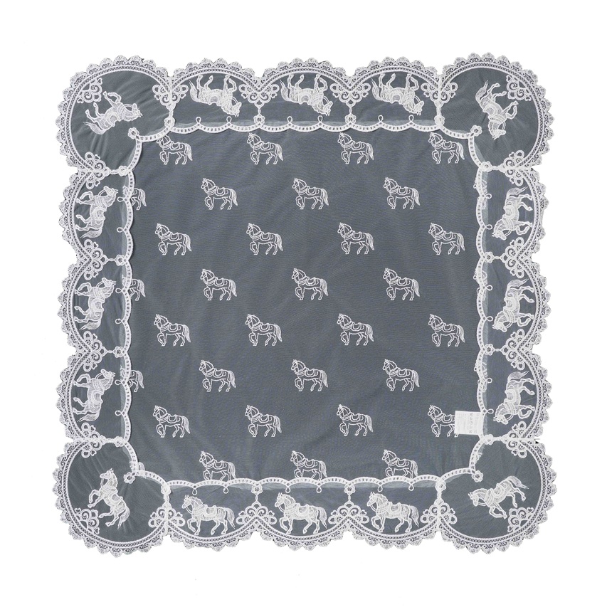 No.78679<br>テーブルクロス<br>85X85 馬
